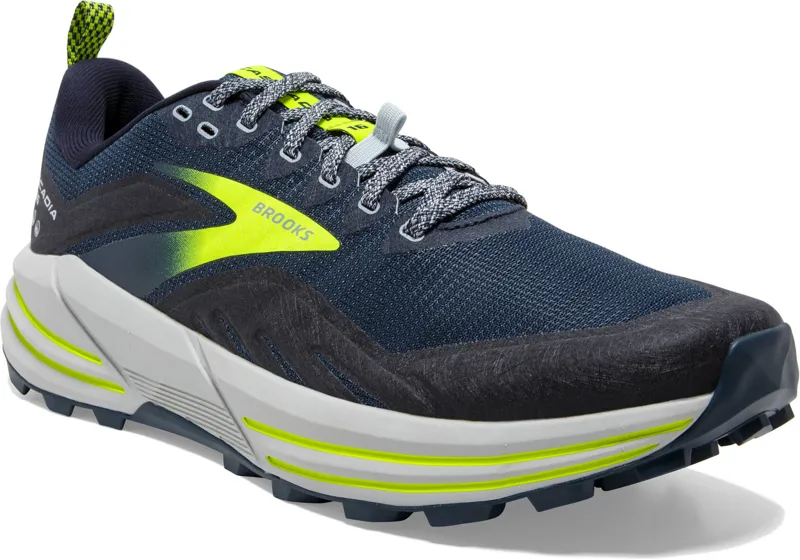 Brooks Men's Cascadia 16 - Titan/Peacoat-2